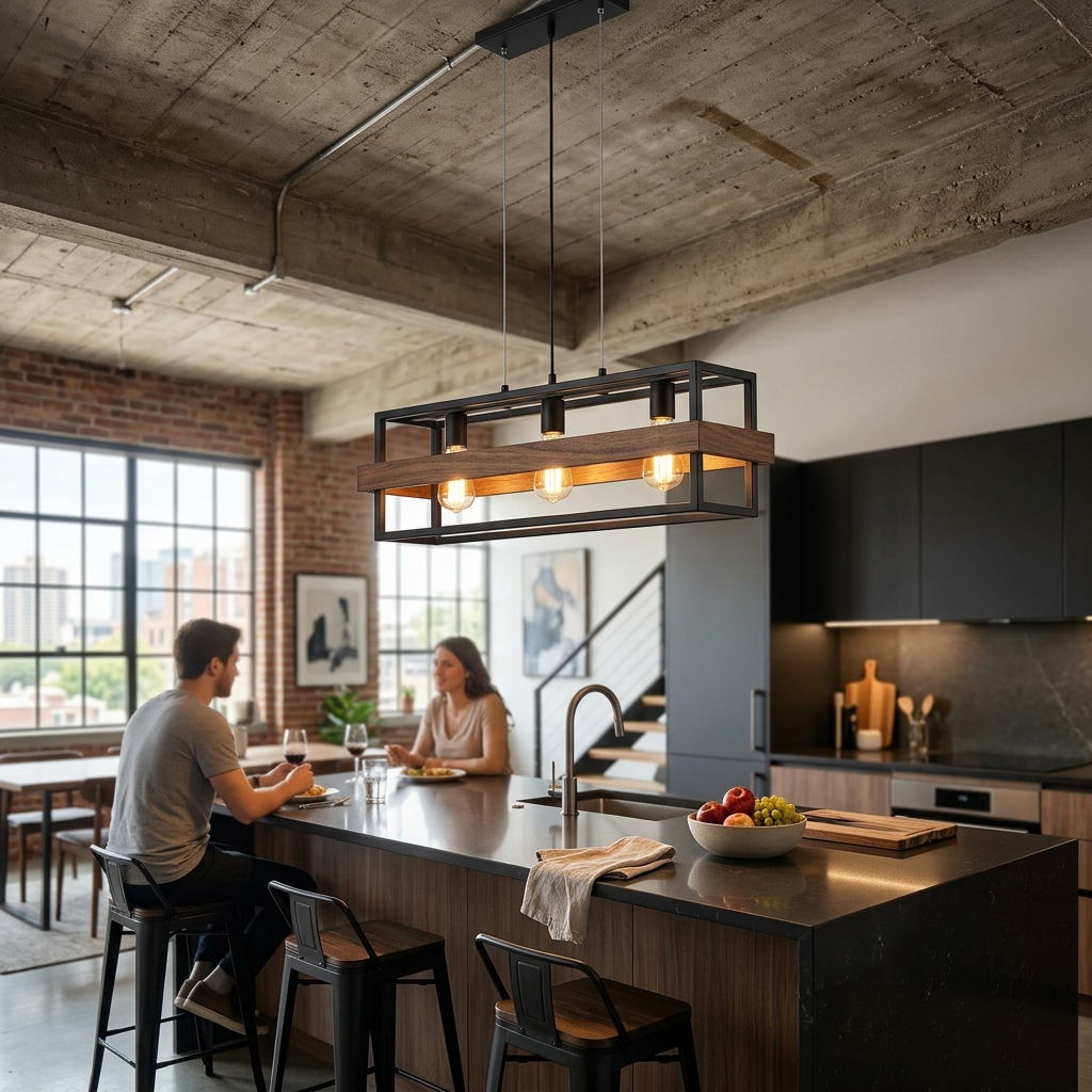 Pendelleuchte Holz Schwarz 2027: Industrial Chic und Dark Scandi